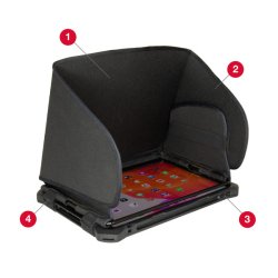 aXtion Collapsible Sol Visir til 10-inch Covers