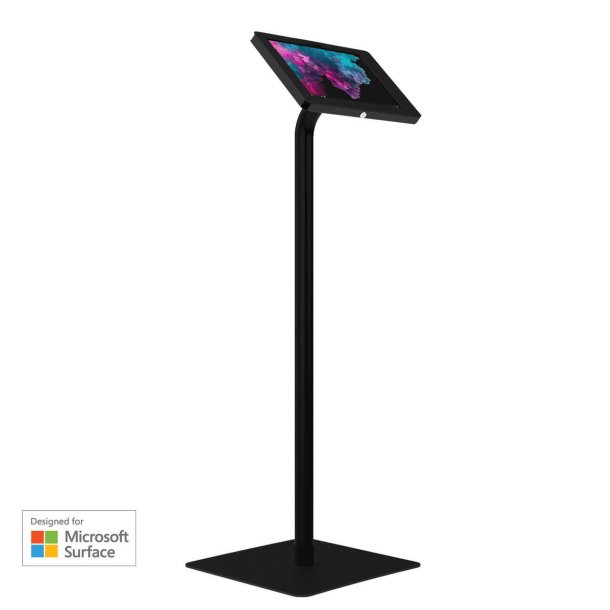 Elevate II Floor Stand Kiosk for Surface Pro 8 (Black)