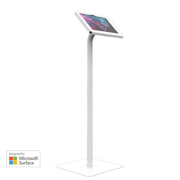 Elevate II Floor Stand Kiosk for Surface Pro 8 (White)