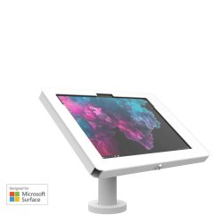 Elevate II Wall | Countertop Mount Kiosk for Surface Pro 8 (White)
