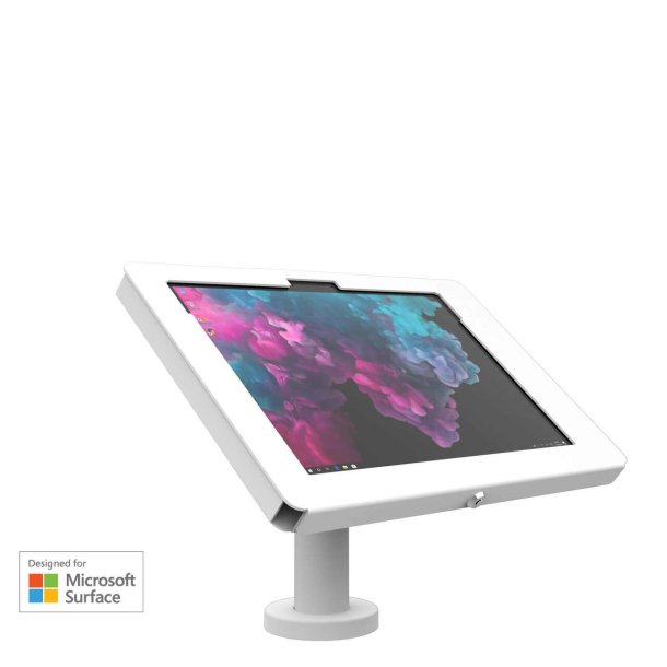 Elevate II Wall | Countertop Mount Kiosk for Surface Pro 8 (White)