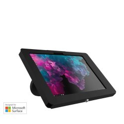 Elevate II Wall | Countertop Mount Kiosk for Surface Pro 8 (Black)