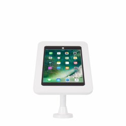 Elevate II Flex Drill Down Countertop Mount Kiosk for iPad 9.7 6th | 5th Generation | Air (White)
