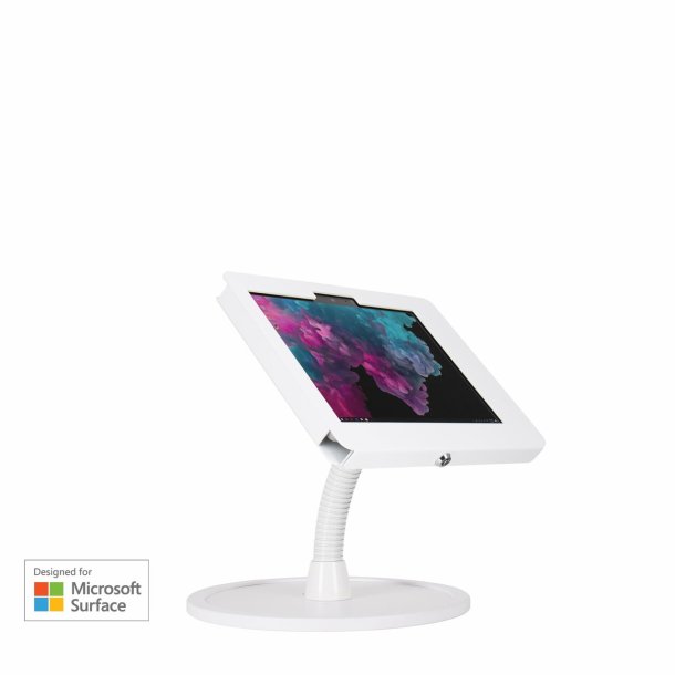 Elevate II Flex Countertop Kiosk for Surface Go 3 | Go 2 | Go (White)