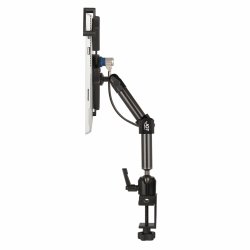 LockDown Universal C-Clamp Dual Arm Mount with Key Cable Lock for 10-inch to 13-inch Tablets